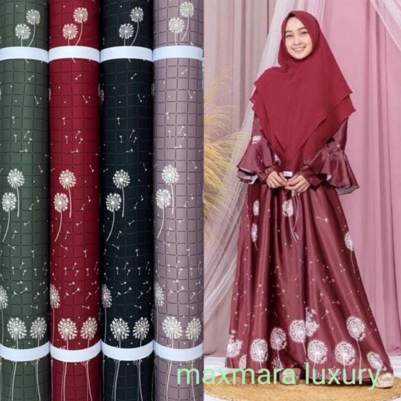Kain Maxmara Motif Bunga Putri Malu Per 0 5m Shopee Indonesia