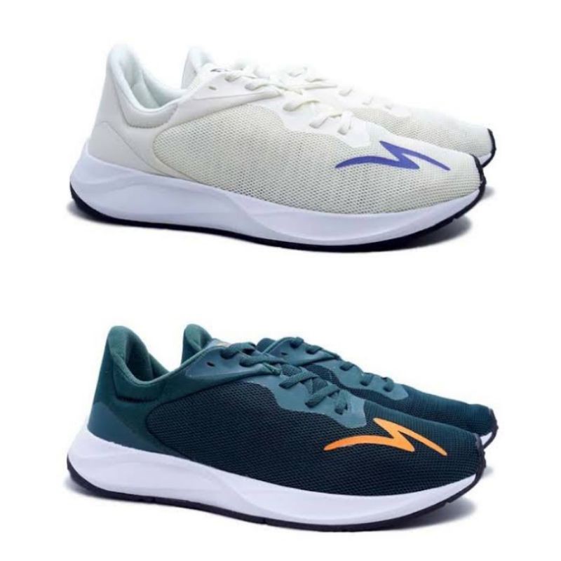 Sepatu Lari Running Specs RUSHFREE - Marshmallow Botanical Garden Original