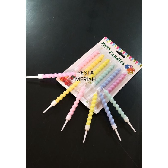 LILIN ULIR MACARON / LILIN ULIR JUMBO PASTEL / LILIN SPIRAL PASTEL JUMBO / LILIN SPIRAL MACARON JUMB