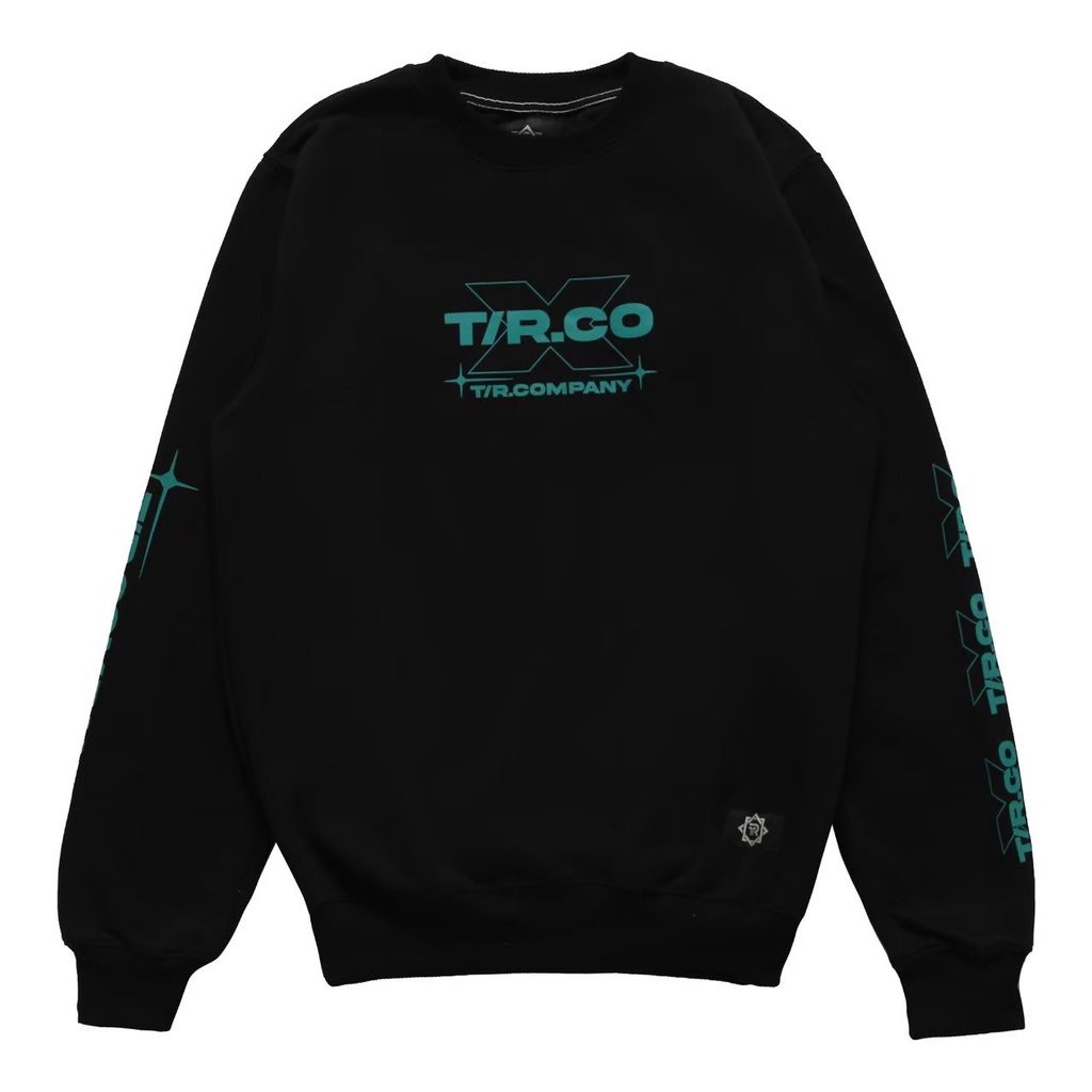 SWEATSHIRT PRIA WANITA HITAM TR CLOTHING - CREWNECK UNISEX - CN INSOMNIA TERLARIS - COD - Jaket Swea