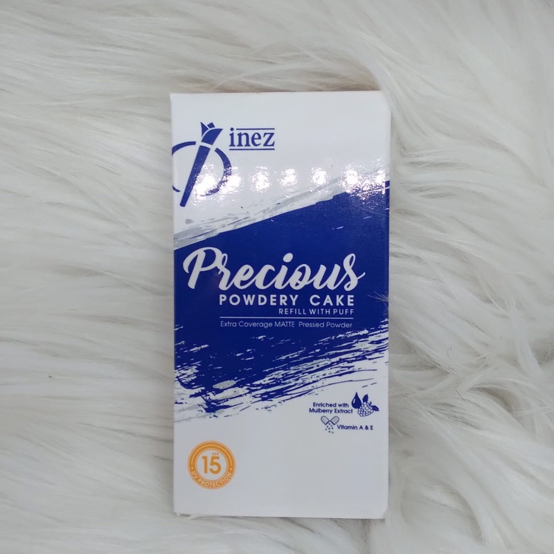 INEZ Precious Powdery Cake full case bedak padat full kaca 12gr