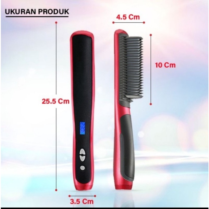 Promo Catok Sisir Pelurus Rambut ASL 908 Jumbo 25,5 Cm/Hair Straightener