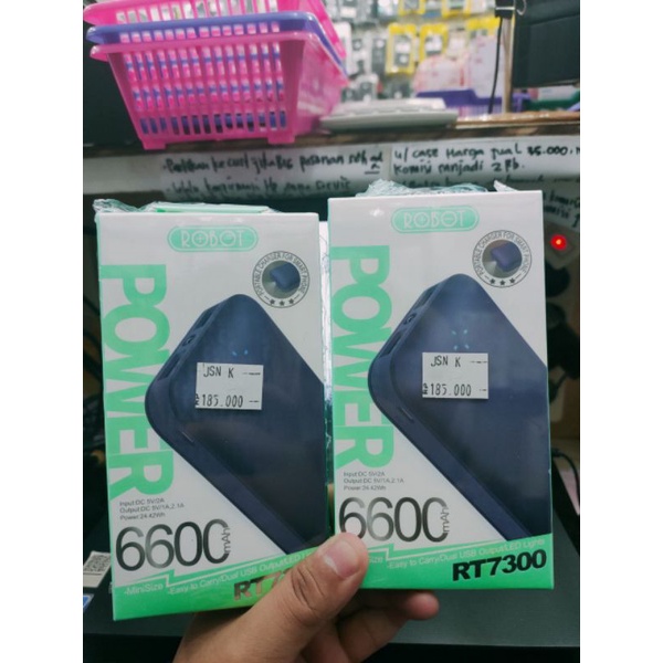 POWER BANK ROBOT 6600 MAH RT7300