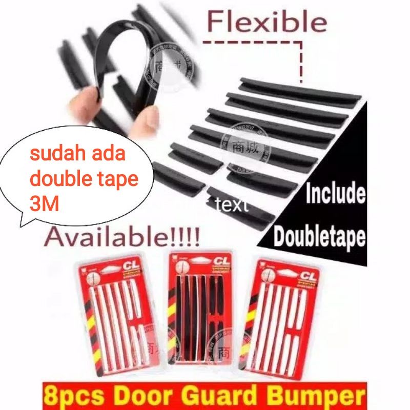 Pelindung Pintu Mobil Slim Door Guard Doorguard Bumper Protector Transparan