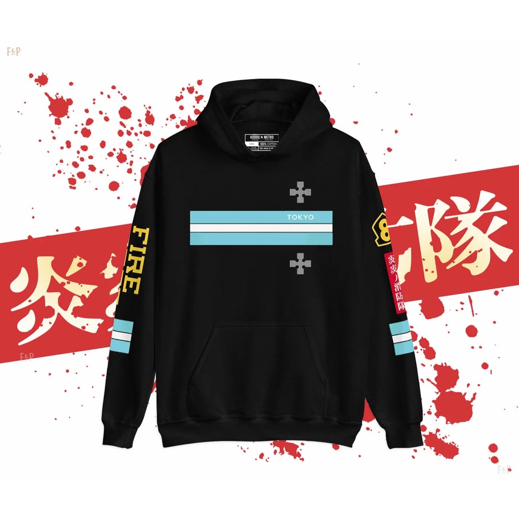 Hoodie Fire Force Anime Manga Enen no Shōbōtai Premium Unisex