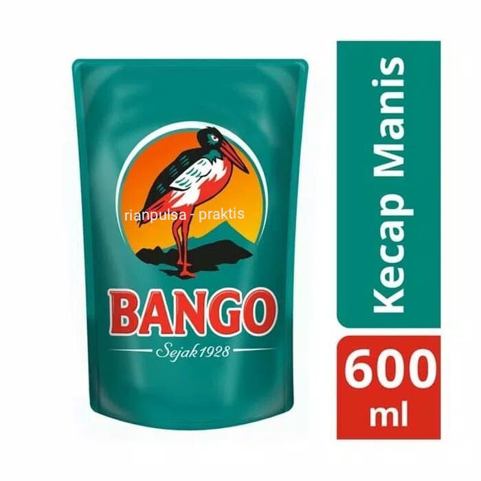 Kecap Manis Cap Bango Kemasan 550 ML Kwalitas Merk Terkenal Penyedap Makanan Kuah Bumbu Sate Gurih