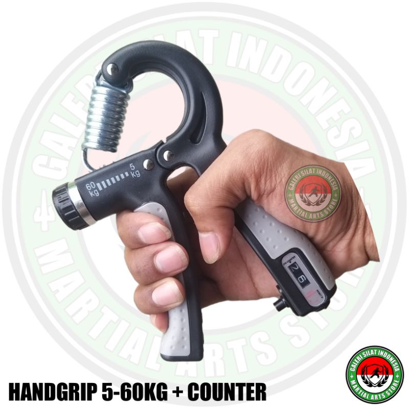 Jual Handgrip Fitness Adjustable Kg Counter Hitung Otomatis Hand