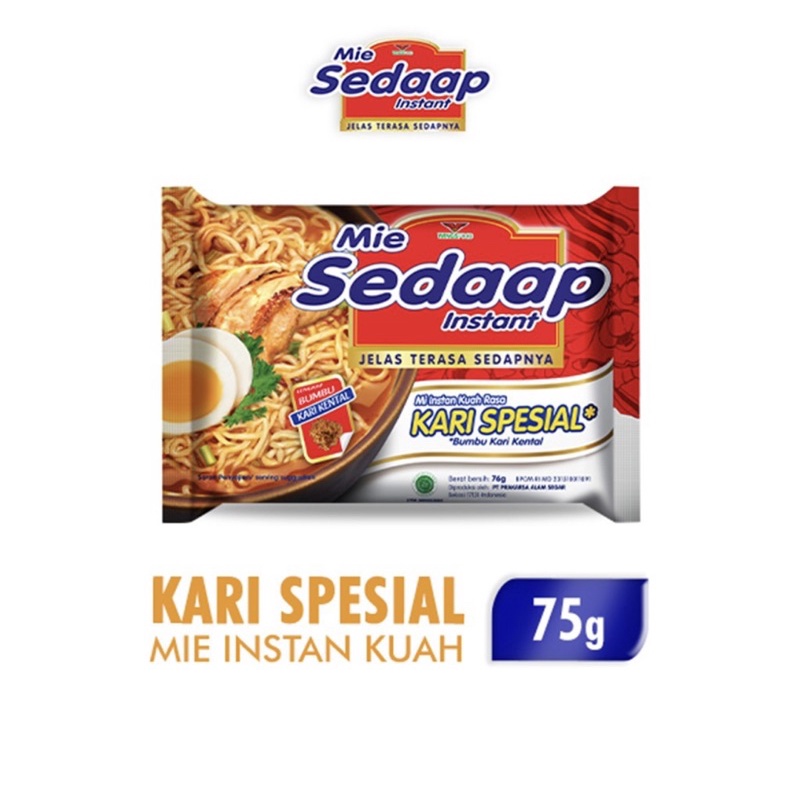 

Mie Sedap SEDAAP Kari special kuah