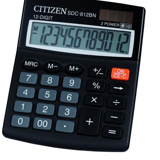 

Harga Bersahabat.. Kalkulator 12 Digit Angka CITIZEN SDC 812 - Calculator Digital
