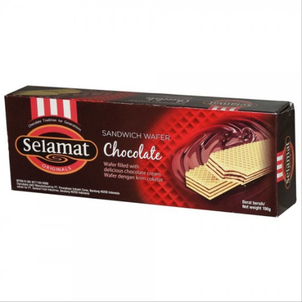 

Wafer Selamat 198 gram - Sandwich Wafer