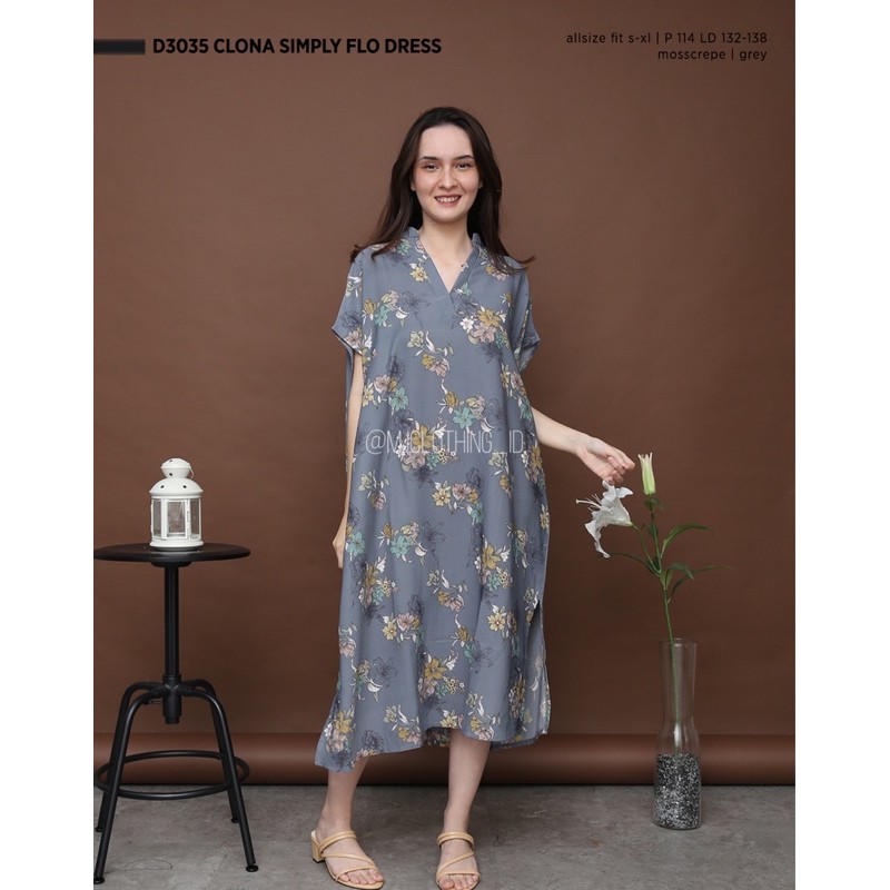 MJCLOTHING — CLONA SIMPLY FLO DRESS