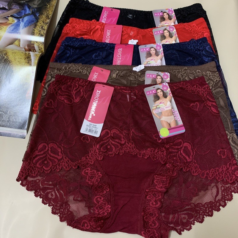 Cd brukat/ lace underpants/ celana dalam transparan sexy/ cd cewek sexy impor/ 5pc