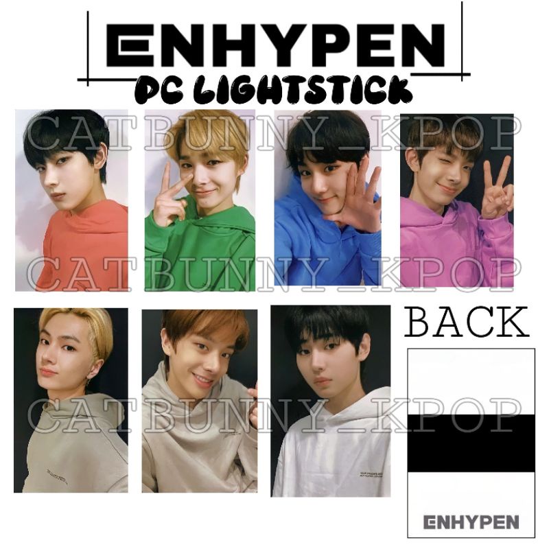 Photocard Lightstick enhypen unofficial