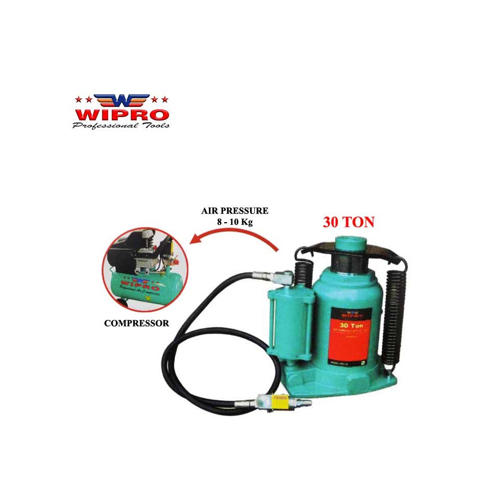 dongkrak tenaga udara WIPRO DBH-30 Dongkrak Botol 30 Ton Air Pressure