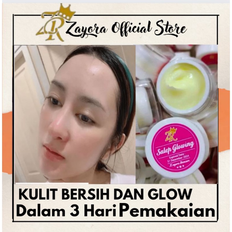Salep Glowing Zayora Skincare 5Gram Salep Glowing Zayora Pengglowing Wajah Terampuh