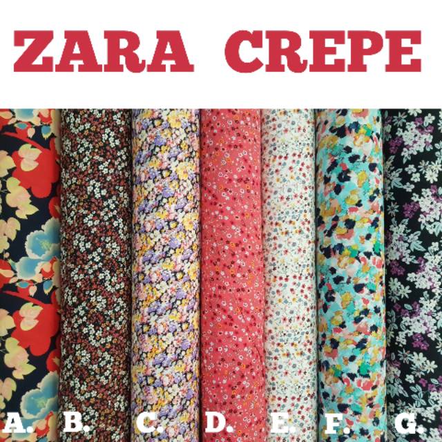 40+ Trend Terbaru Kain Zara Crepe Motif