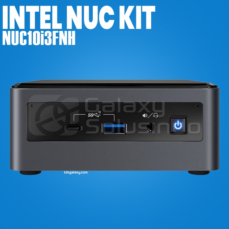 PAKET Intel NUC Kit NUC10i3FNH / 10i3FNH Mini PC + RAM 8GB + 120GB SSD