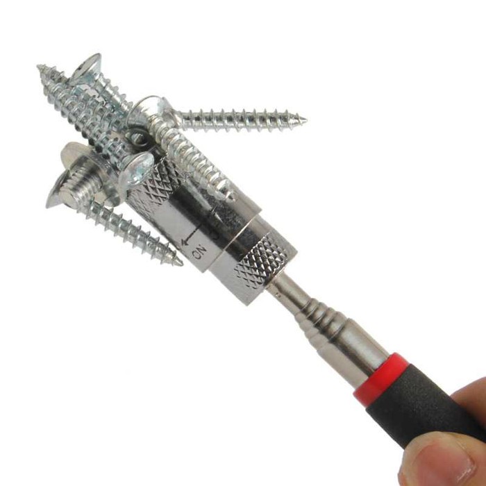 Tongkat Telescopic Magnet Pick Up Tool dengan Lampu LED