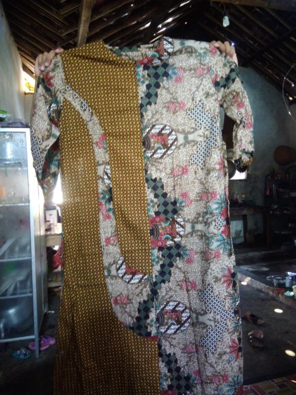 Gamis Batik Katun Halus, Batik Pekalongan, Seragam Batik