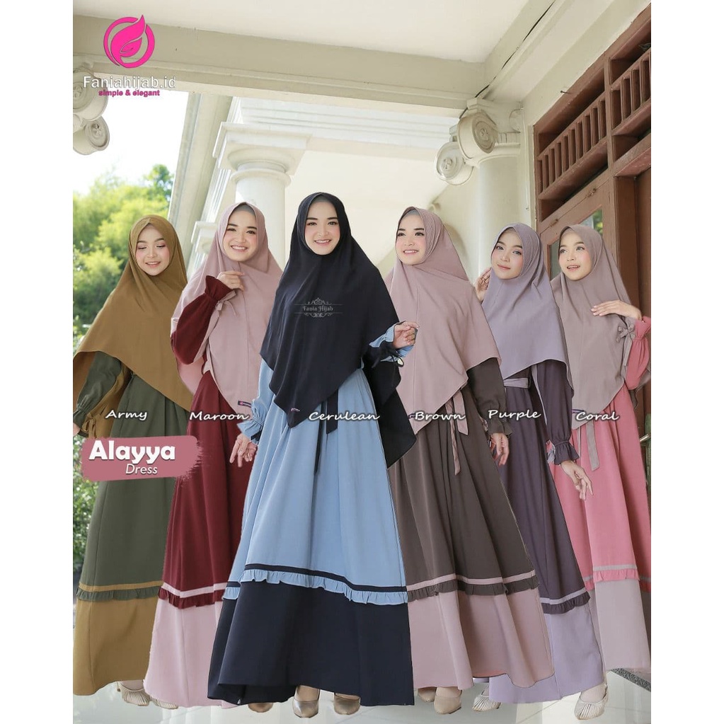 Gamis Bahan Eshal Zara Allaya by Fania