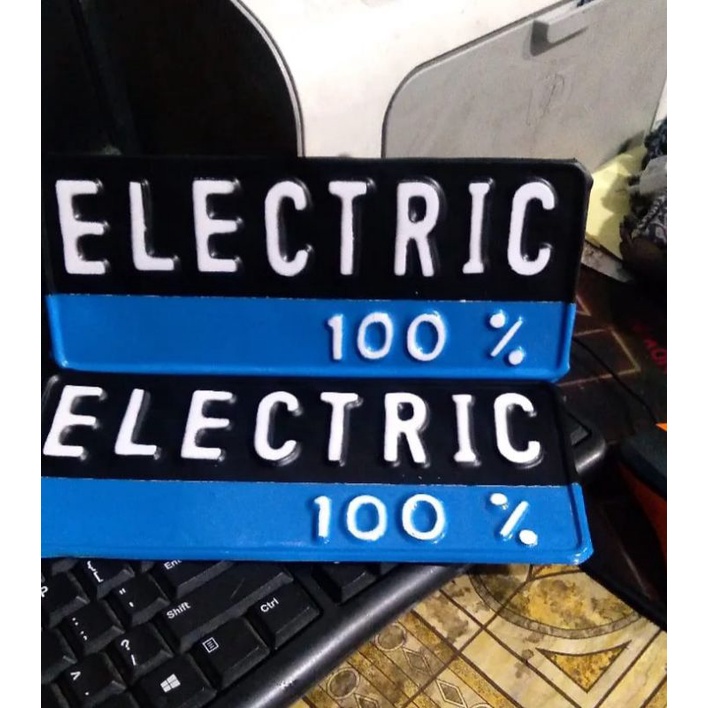 NOMOR SEPEDA MOTOR LISTRIK (1 PCS )