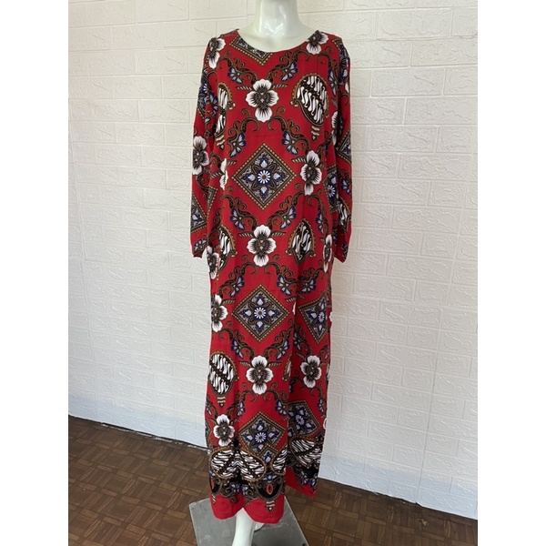 TERMURAH Baju Muslim Daster Batik bahan rayon adem