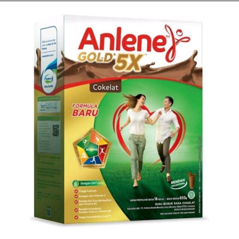 

ANLENE GOLD 5X COKLAT / ORIGINAL 650GR