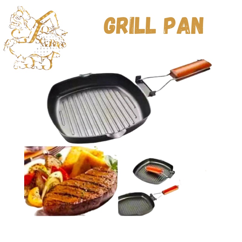 PANGGANGAN ANTI LENGKET GRILL PAN 20CM