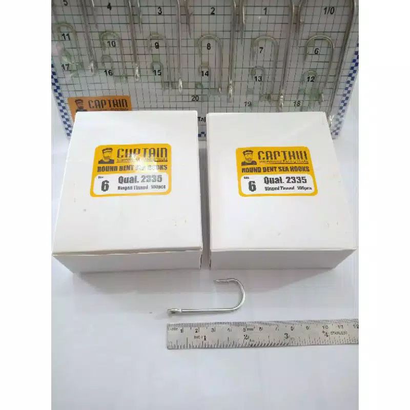 Pancing Captain 2335 Nomor 6 Matapancing (kail pancing rawai)