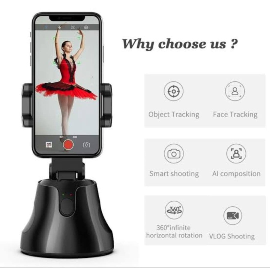 Holder 360 Derajat Smart Tracking Holder Handphone Original