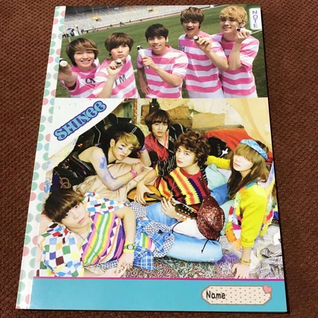 

Buku notes photo shinee