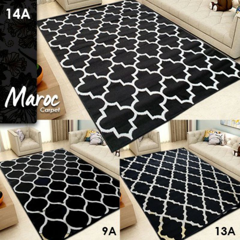 Karpet Berbulu Tebal Ambal UK 100x150 Maroc Rug 2