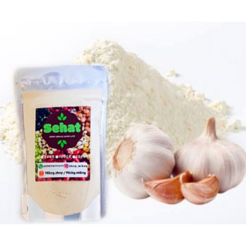 

Garlic Powder / Bubuk Bawang Putih 50gr Natural Alami Tanpa Pengawet