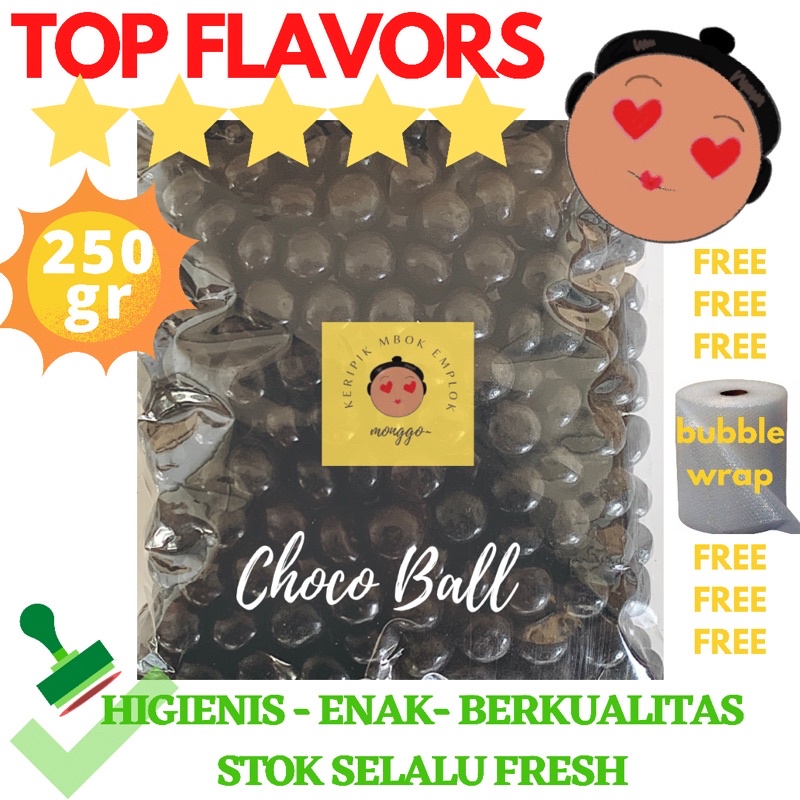 

CHOCO BISCUIT BALL BISKUIT BERSALUT BOLA COKELAT