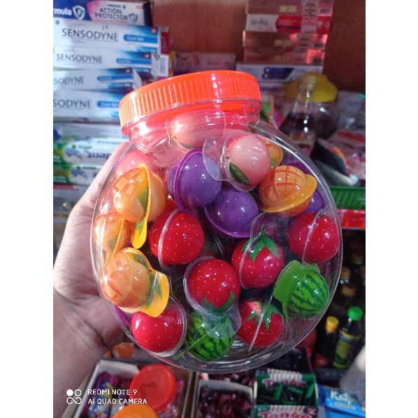 

Permen lunak isi 50 pcs bentuk buah