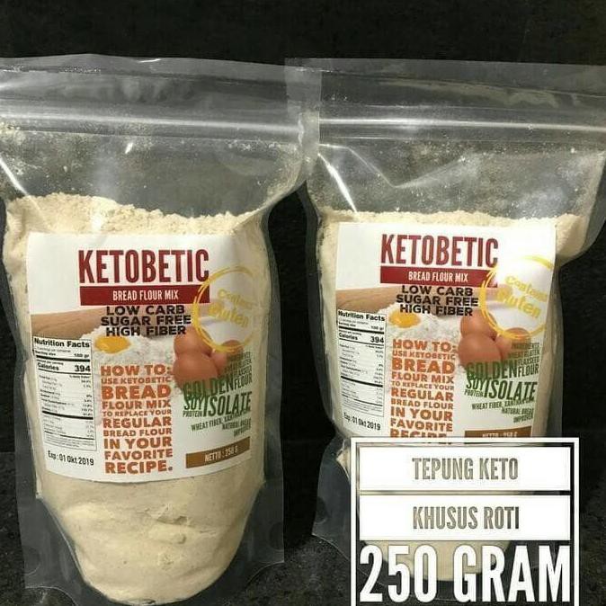 

Ketofriendly Ketobetic Bread / Tepung Keto Khusus Roti 250Gram