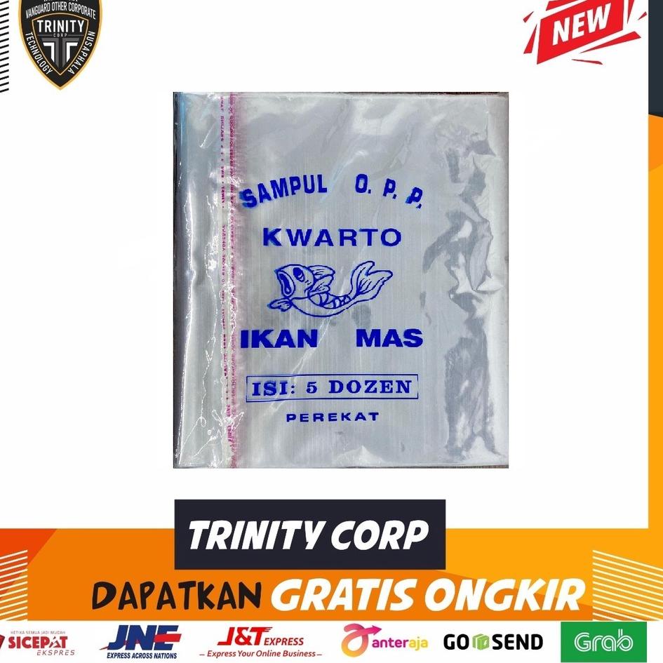 

⸨NiW♞⸩ ⭐️ SAMPUL BUKU PLASTIK KWARTO IKAN MAS ||Diskon promo