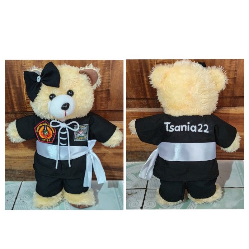 Boneka custom PSHT+ logo IPSI+Sulam Nama