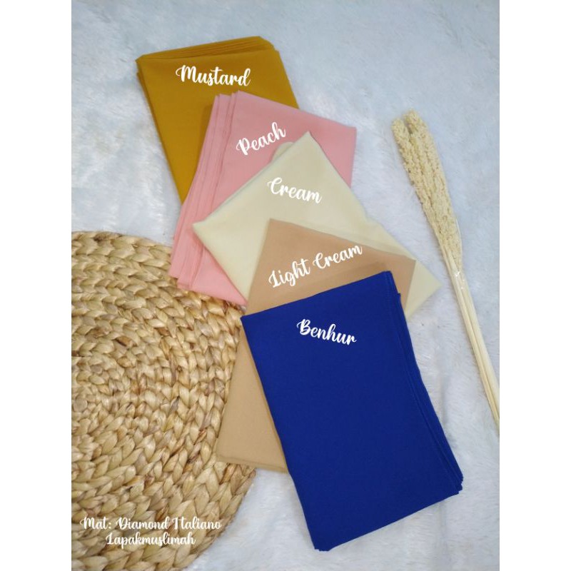 Pashmina diamond 250x75 diamond italiano creepe sabyan super jumbo jahit tepi rapi-5