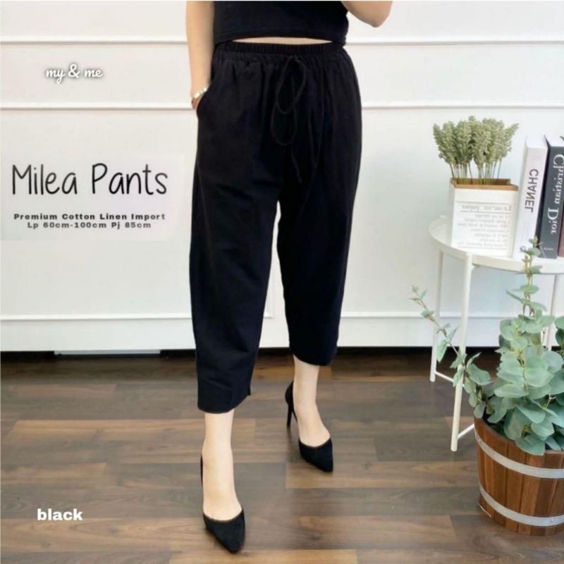 lexy pants bahan crinkle terbaru celana 7/8 wanita