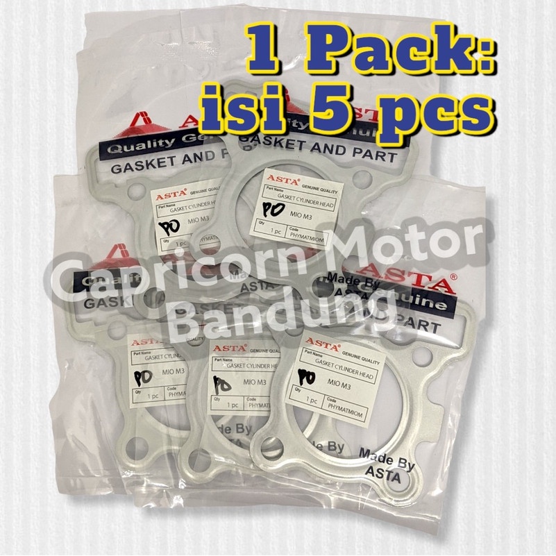 PAKING GASKET CYLINDER HEAD ATAS MIO M3 SOUL GT 125 ASTA ISI 5 PACKING KOP