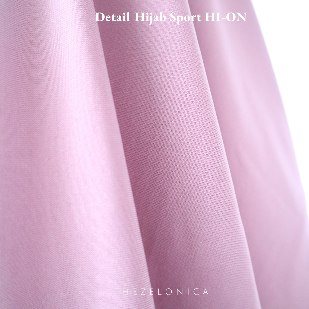 Zelonica Hijab Sport Withpad Bergo Bahan Premium