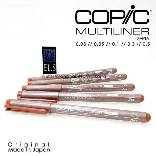

Copic Multiliner Sepia Best Seller