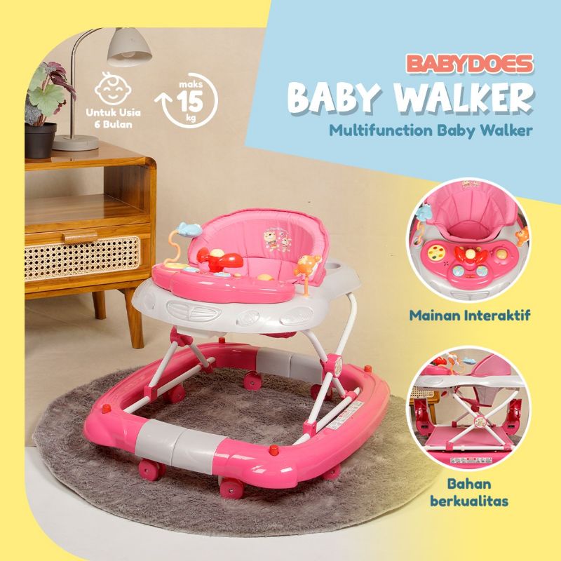 Alat Bantu Jalan Bayi Baby Walker BabyDoes 11083