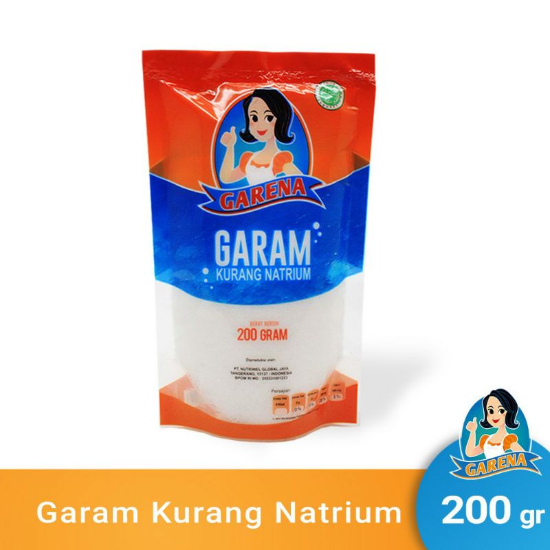 

GARAM GARENA GARAM KURANG NATRIUM 200 gram