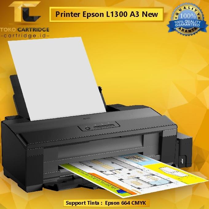 Printer Epson L1300 New Original Resmi A3 Photo 5 Color Inktank infus