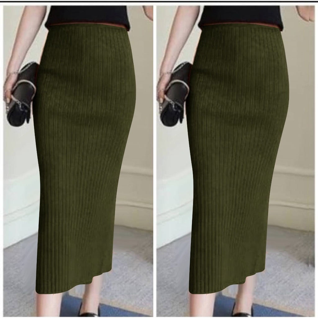 O2 Fashion / Rok Span Knit / bisa cod