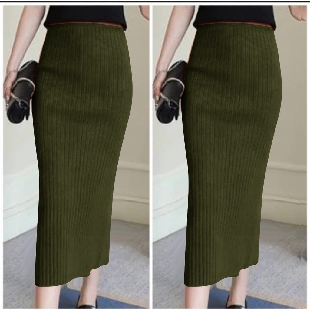 O2 Fashion / Rok Span Knit / bisa cod