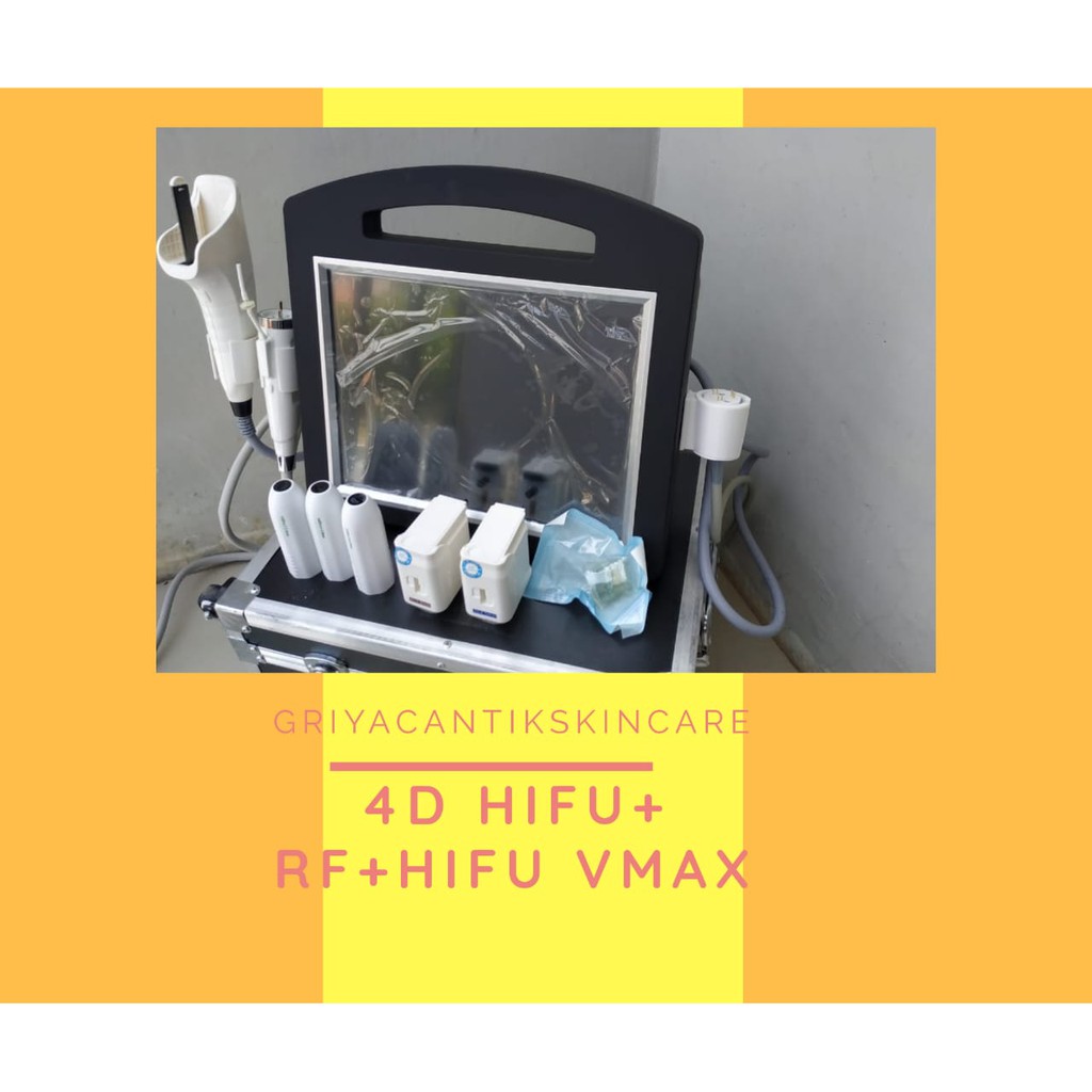 3in1 4D HIFU (4D Hifu, V Max, RF Fractional) + include/ sudah termasuk Trolley 4D Hifu