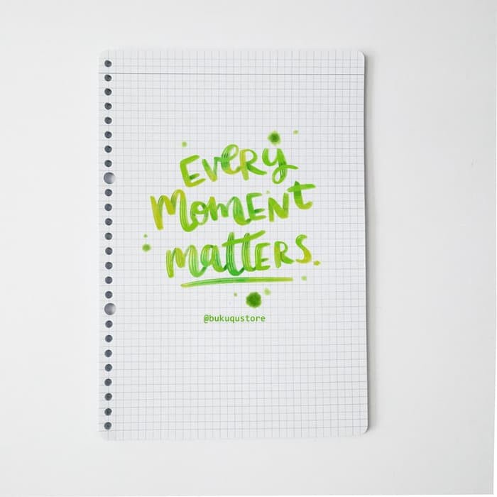 

Promo HVS Loose Leaf B5 100 gsm - GRID by Bukuqu Keren